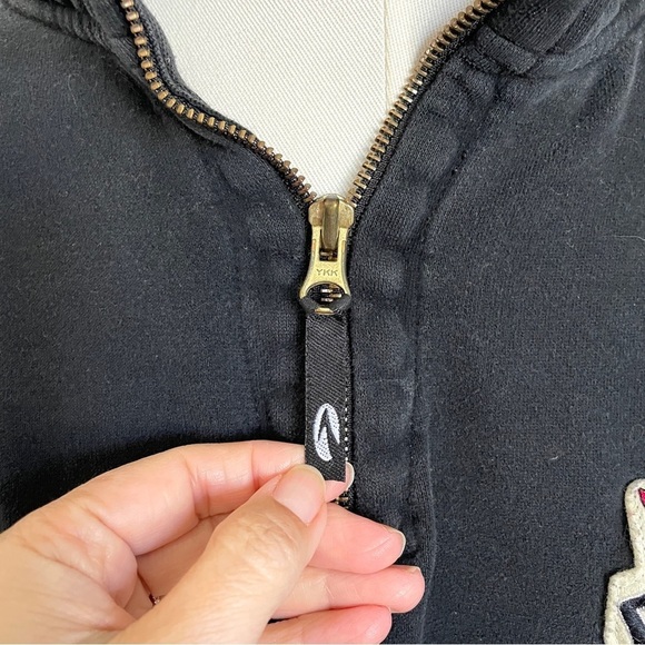 Vintage Brooks Canada Quarter Zip Hoodie - Small 🇨🇦 - Picture 7 of 15